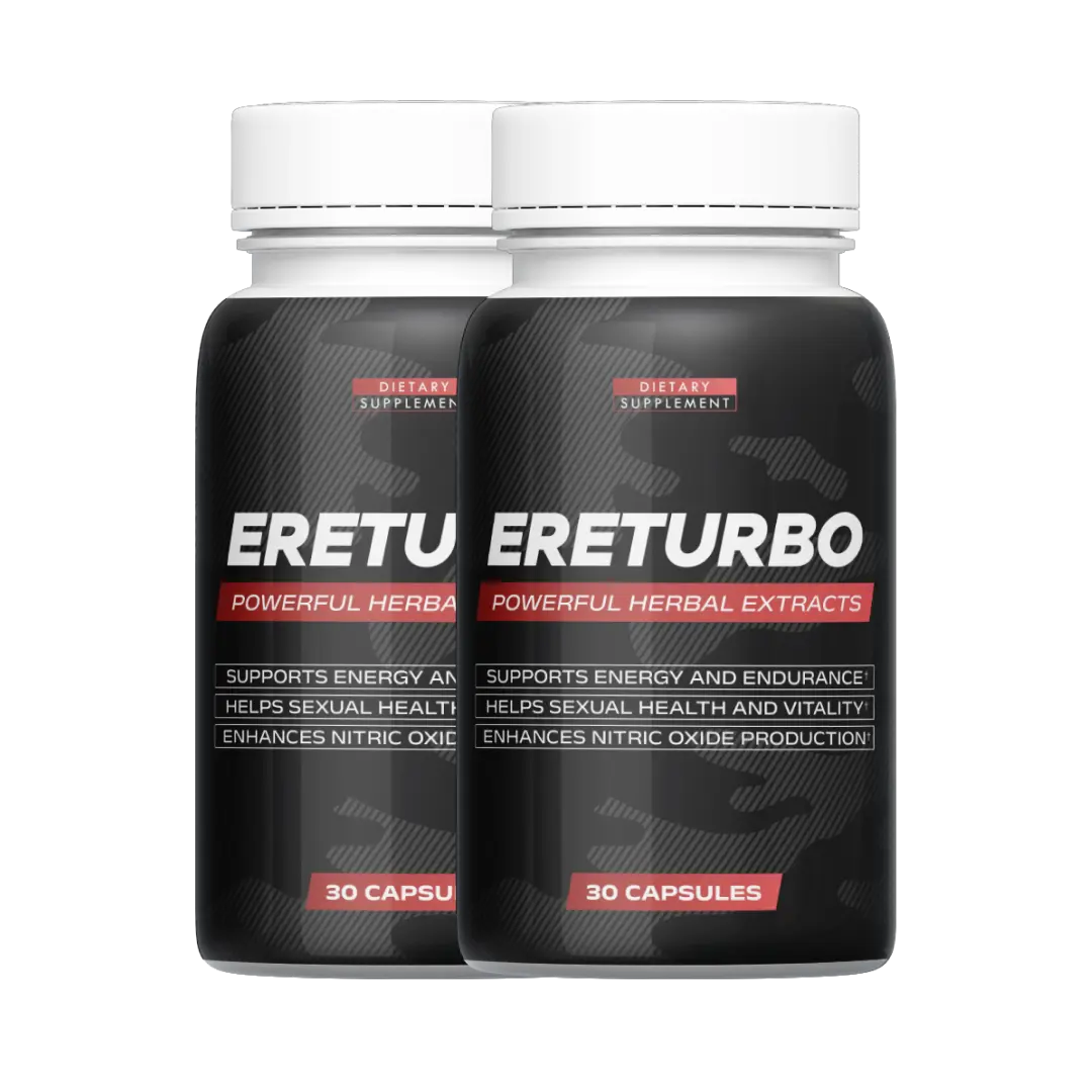 EreTurbo male vitality supplement bottles